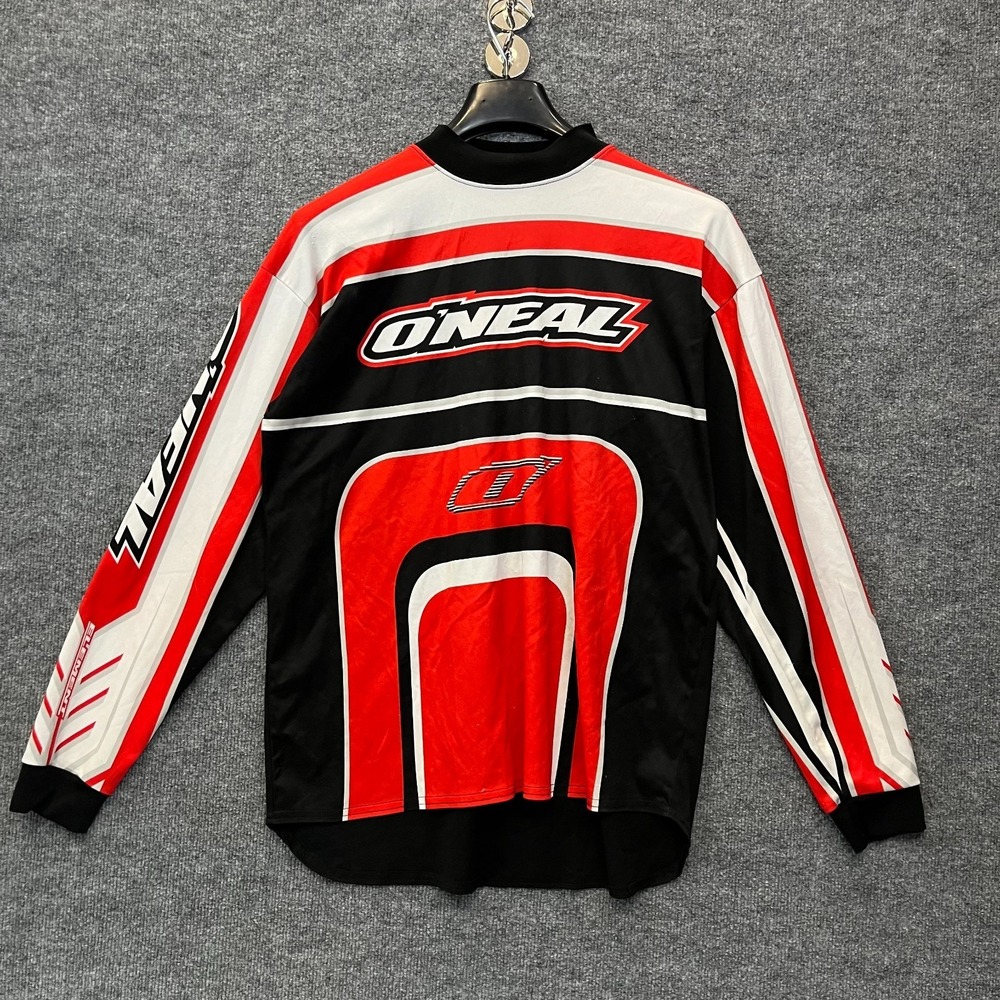 Vintage O'Neal Racing Element Motocross Jersey Men's Red Sports USA Made - Small